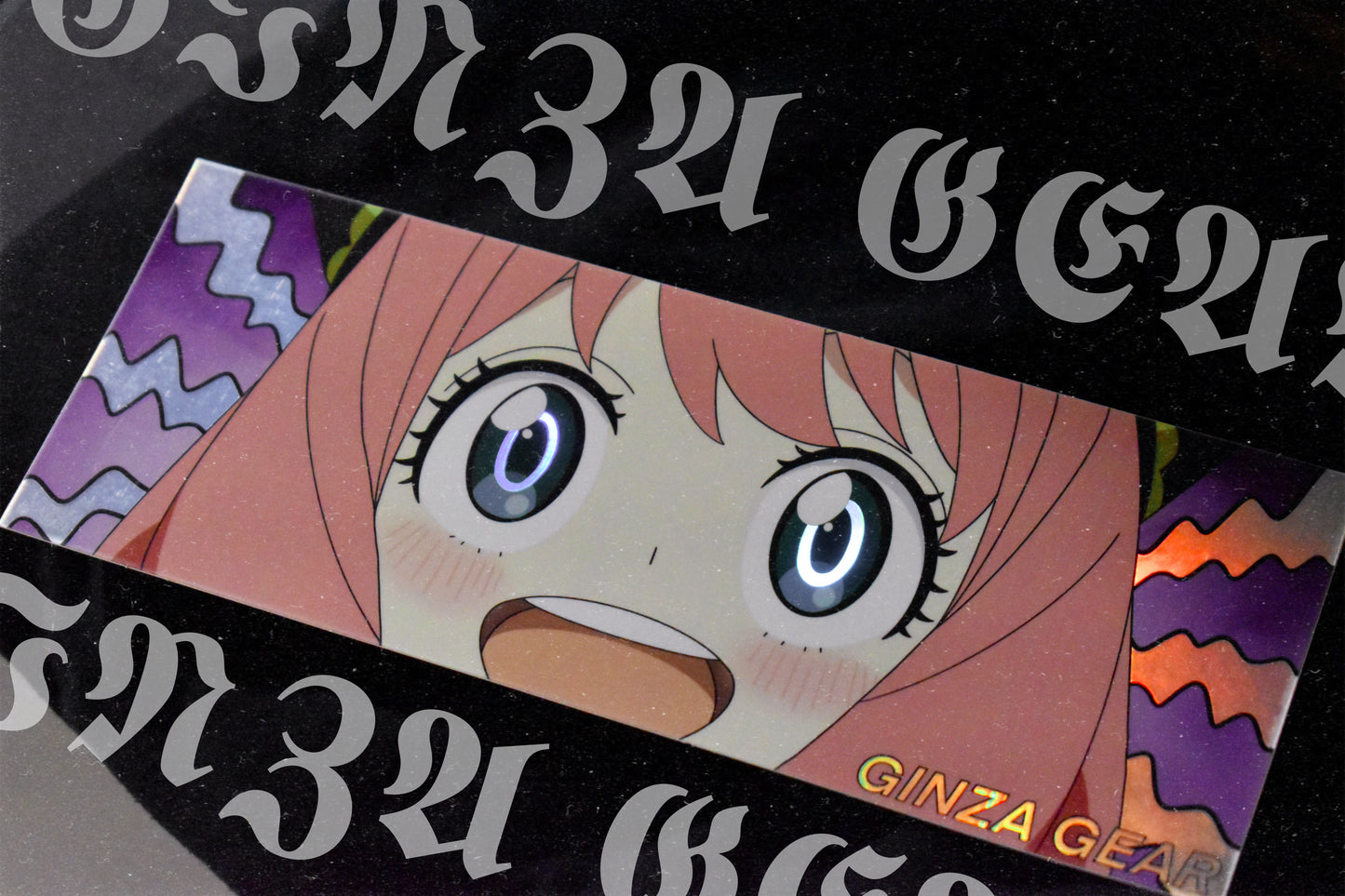 SPY AGENT SPOT HOLOGRAPHIC STICKER/DECAL ANIME