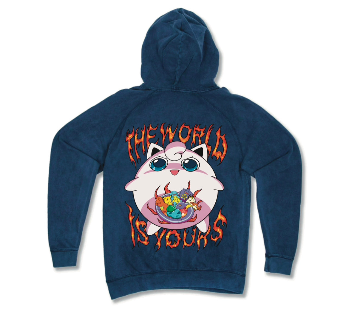 JIGGLE WORLD VINTAGE ANIME HOODIE