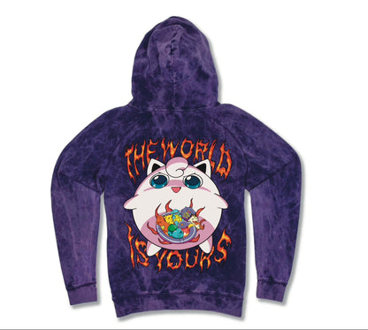 JIGGLE WORLD VINTAGE ANIME HOODIE