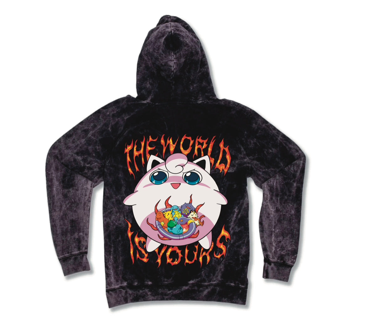 JIGGLE WORLD VINTAGE ANIME HOODIE