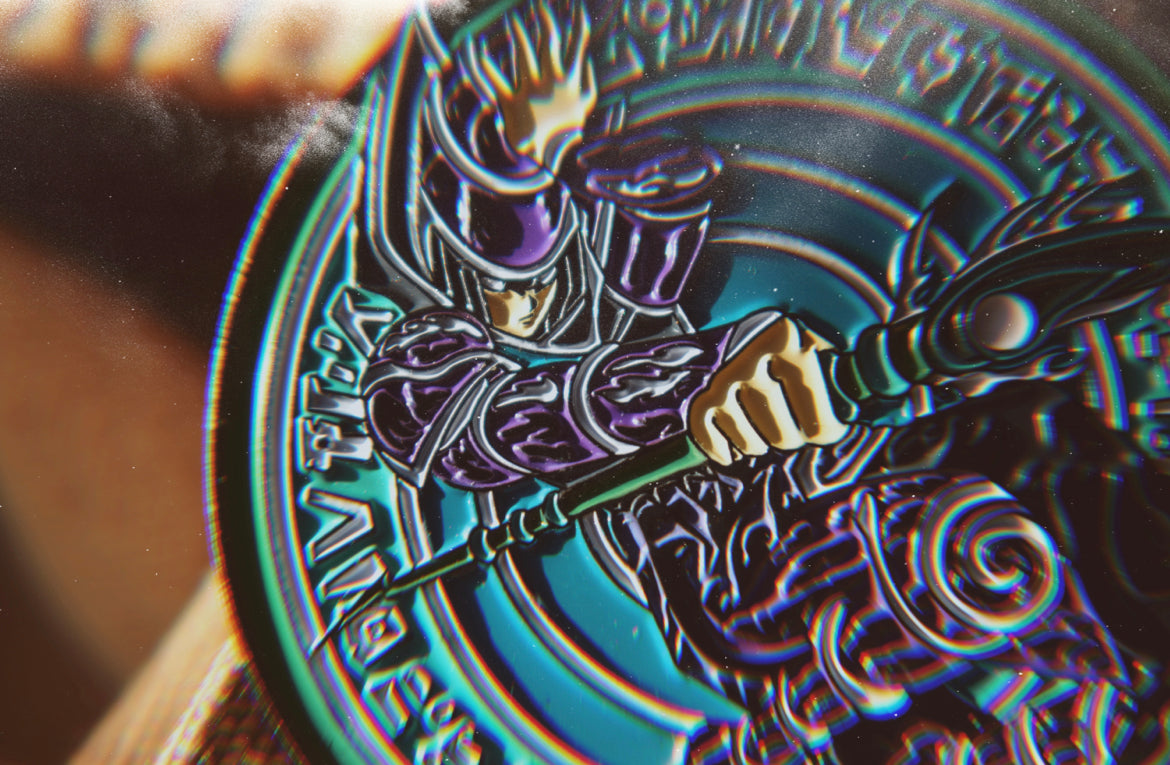 DM ENAMEL PIN